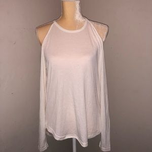 White off shoulder top